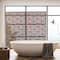 Glitzhome® 6ft. Brown Galvanized Steel Geometric Pattern Privacy Screen Fence Panel & Room Divider